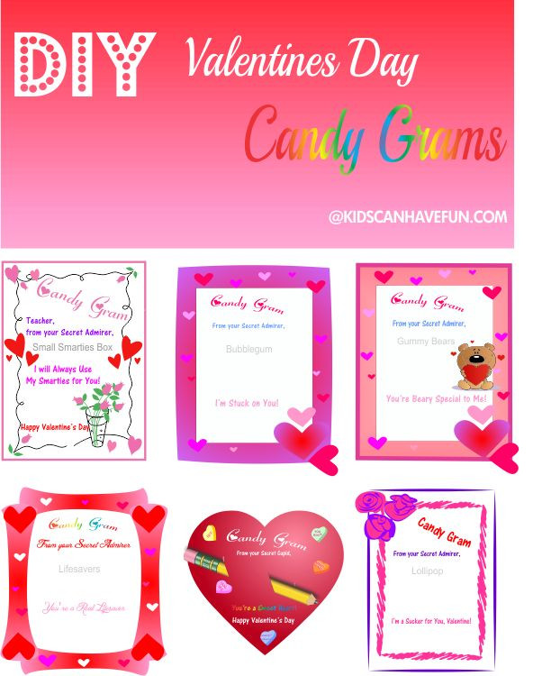 Valentines Day Candy Gram Ideas
 DIY Valentine s Day Candy Grams