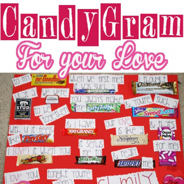 Valentines Day Candy Gram Ideas
 Candygram Card A perfect t for Valentine s Day