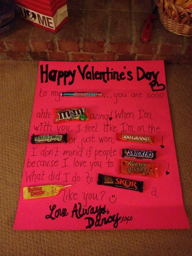 Valentines Day Candy Poster
 Valentine s Day candy poster for my love