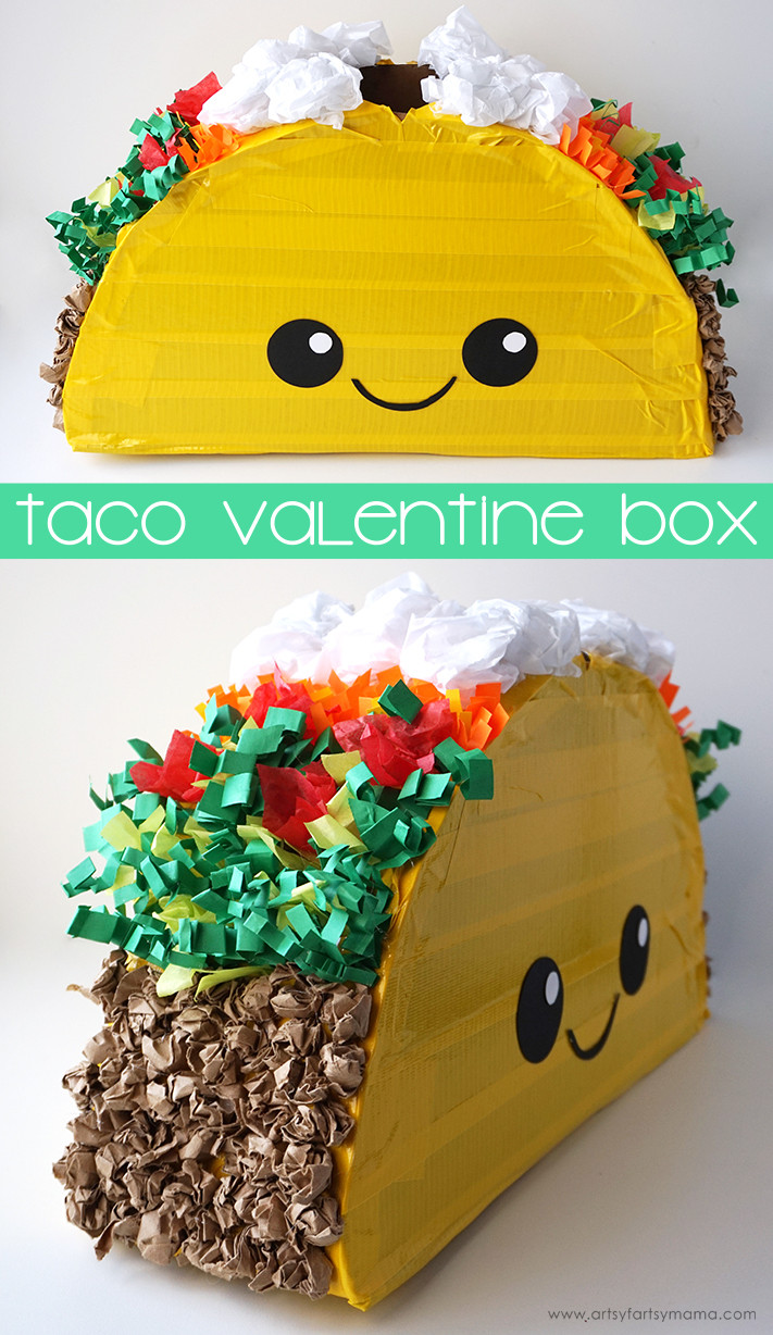 Valentines Day Card Box Ideas
 Taco Valentine Card Box