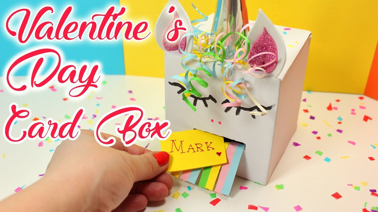 Valentines Day Card Box Ideas
 Valentine s Day Card Box Easy DIY Unicorn Box