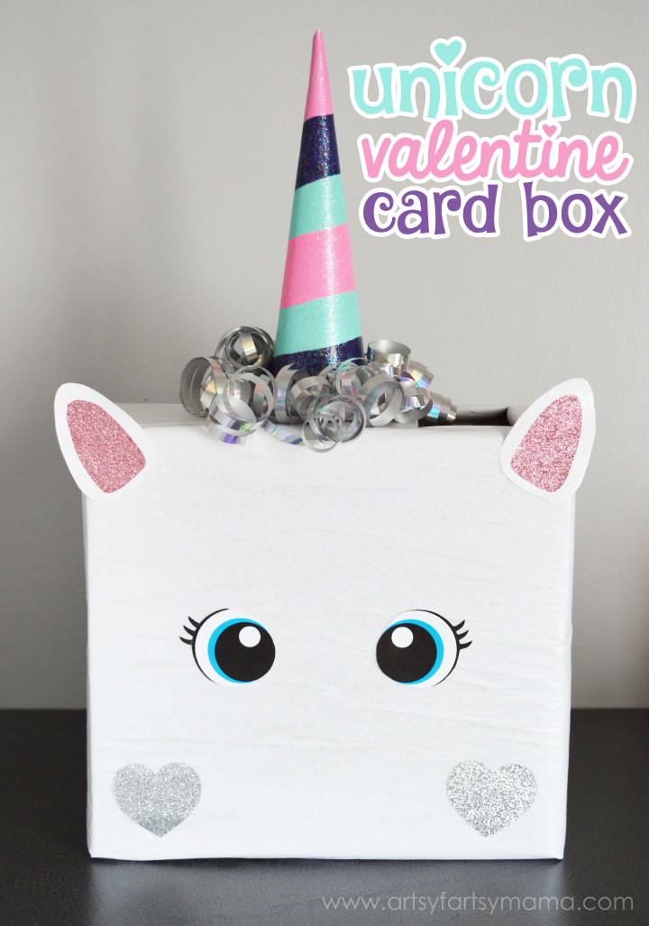 Valentines Day Card Box Ideas
 Unicorn Valentine Card Box