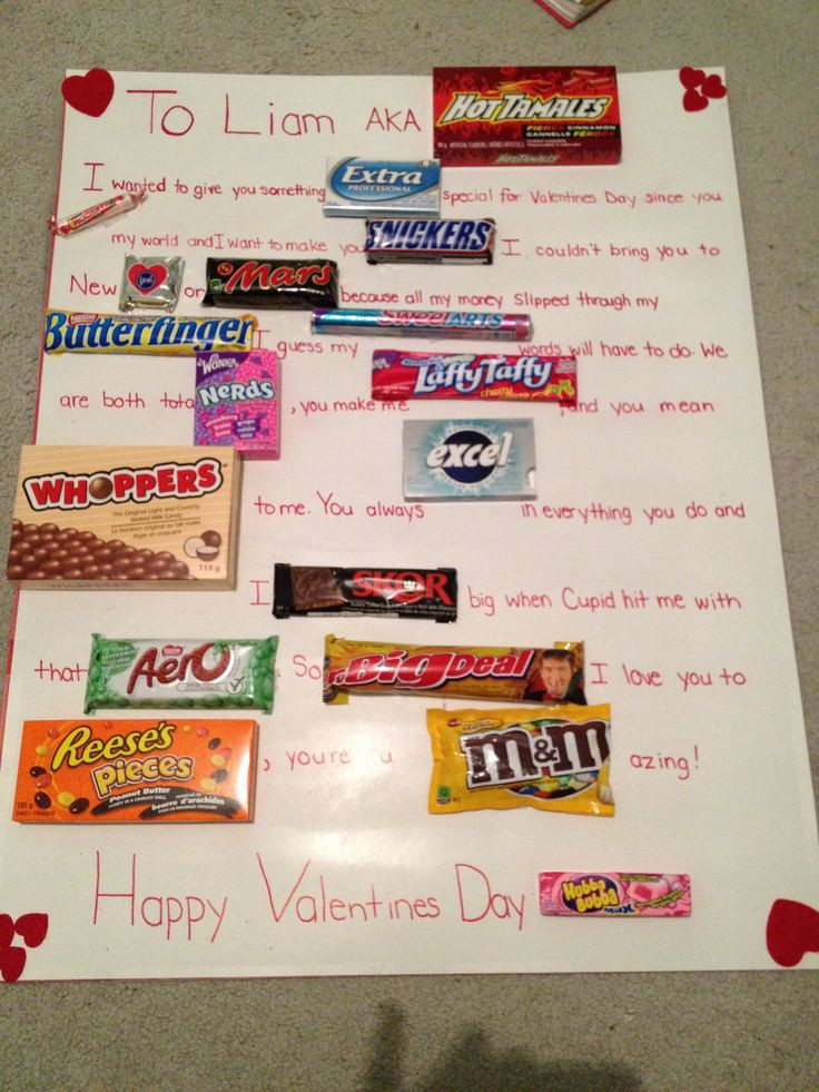 Valentines Day Card With Candy
 Airheads Valentines Day Candy Sayings