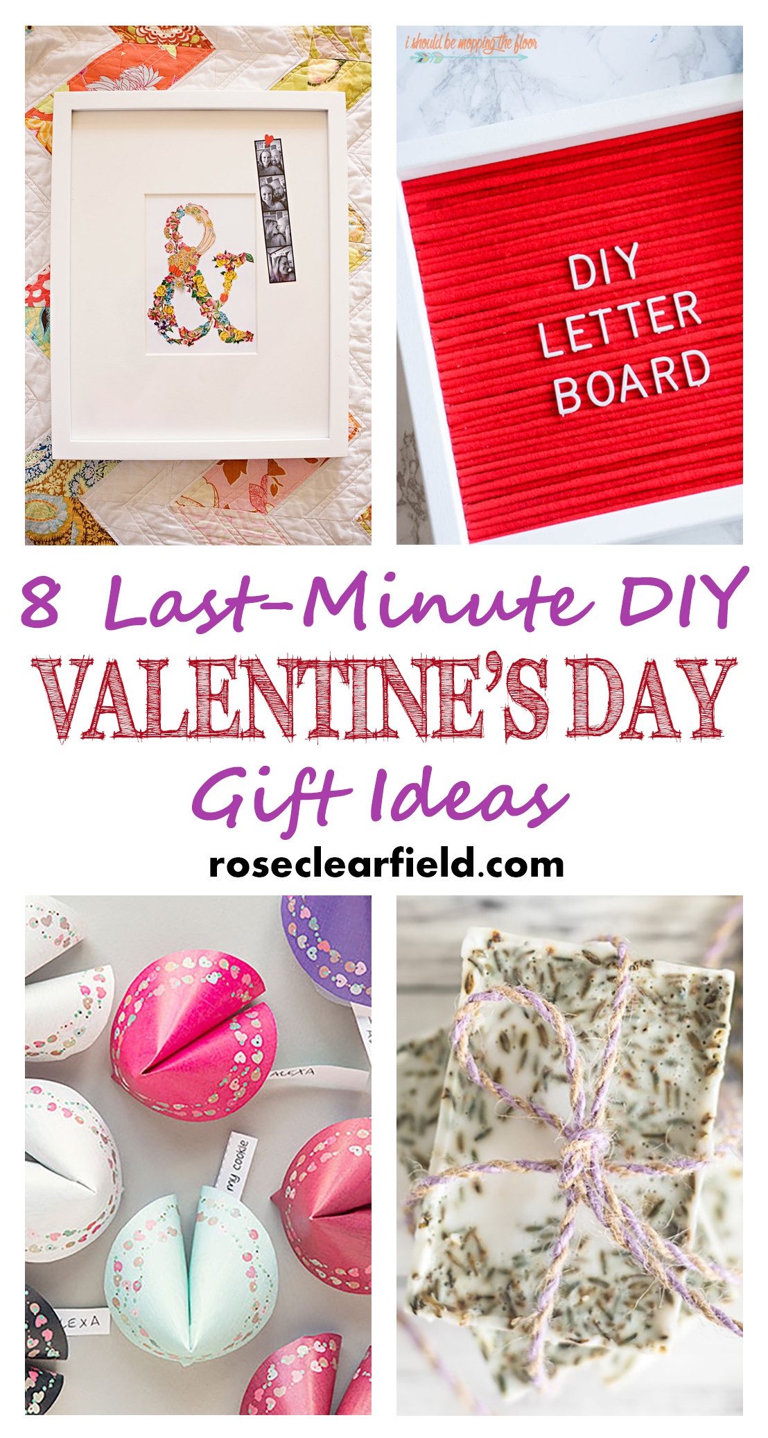 Valentines Day Gift Ideas Diy
 Last Minute DIY Valentine s Day Gift Ideas • Rose Clearfield