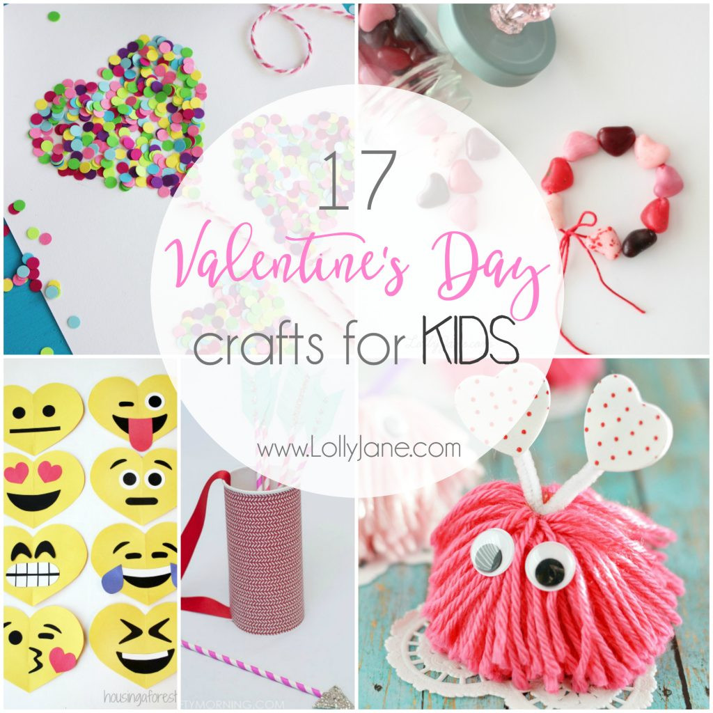 Valentines Day Kids Craft Ideas
 17 Valentine s Day Crafts for Kids Lolly Jane