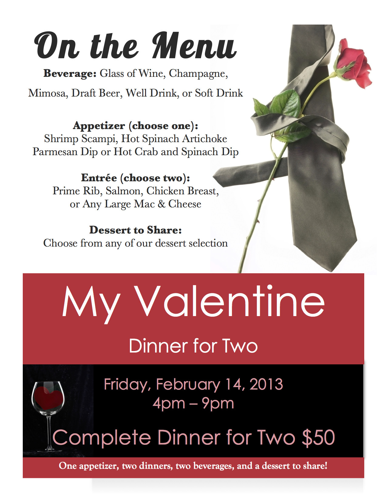 Valentines Dinner Deals
 Valentines Day Special 2014 Magill s Restaurant