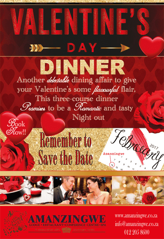 Valentines Dinner Deals
 Hartbeespoort Special fers Discounts Deals and
