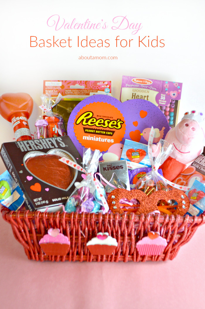 Valentines Gift Baskets For Kids
 Valentine s Day Basket Ideas for Kids About A Mom