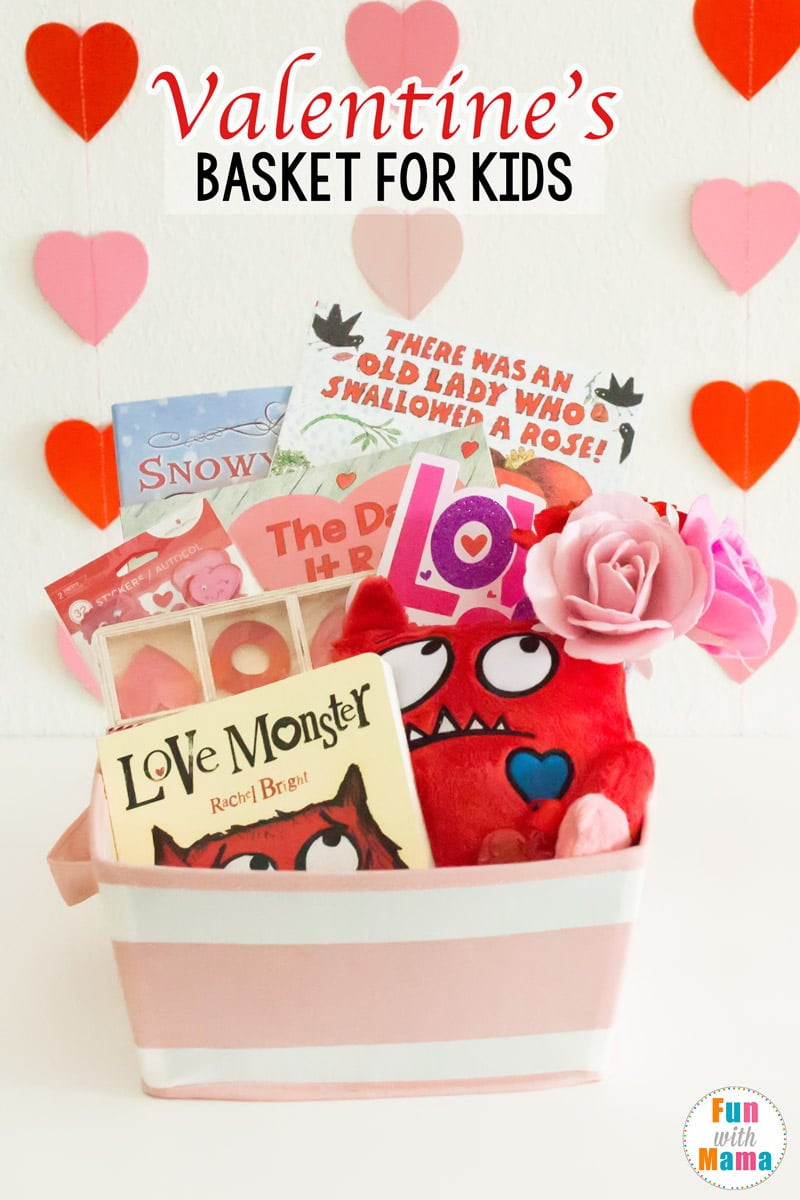 Valentines Gift Baskets For Kids
 Valentines Basket Valentine s Gifts For Kids Fun with Mama