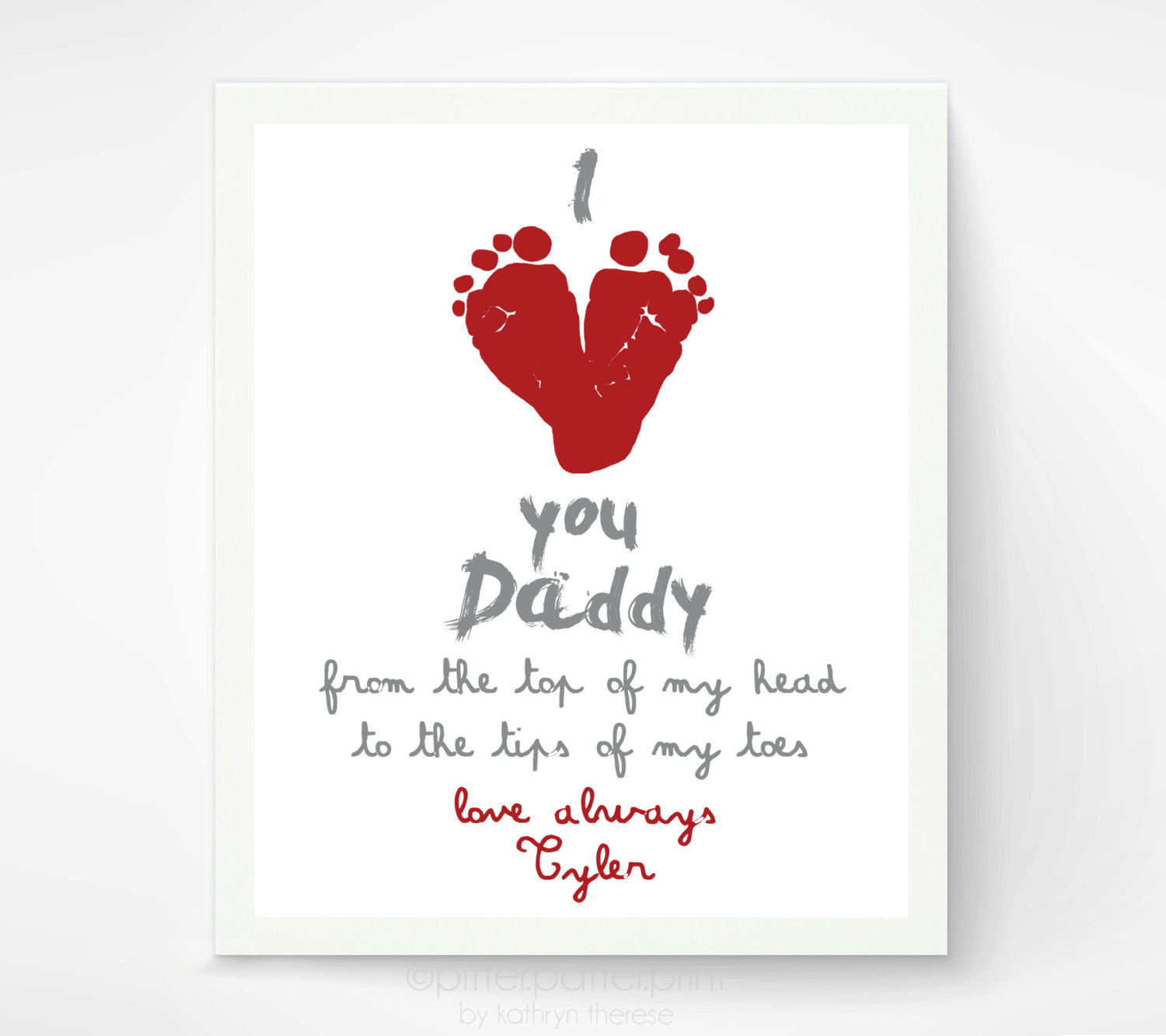 Valentines Gift Ideas For Dad
 Valentines Day Gift for New Dad I Love You by