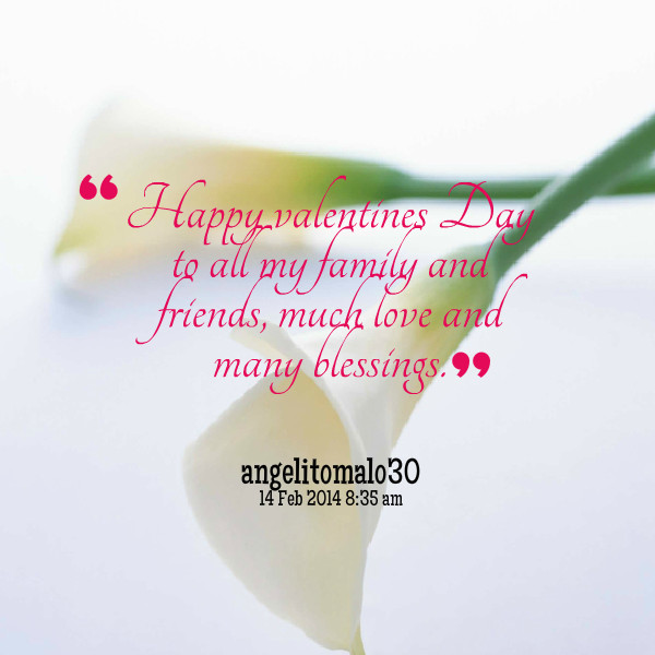 Valentines Quotes For Family
 Family Quotes Happy Valentines Day QuotesGram