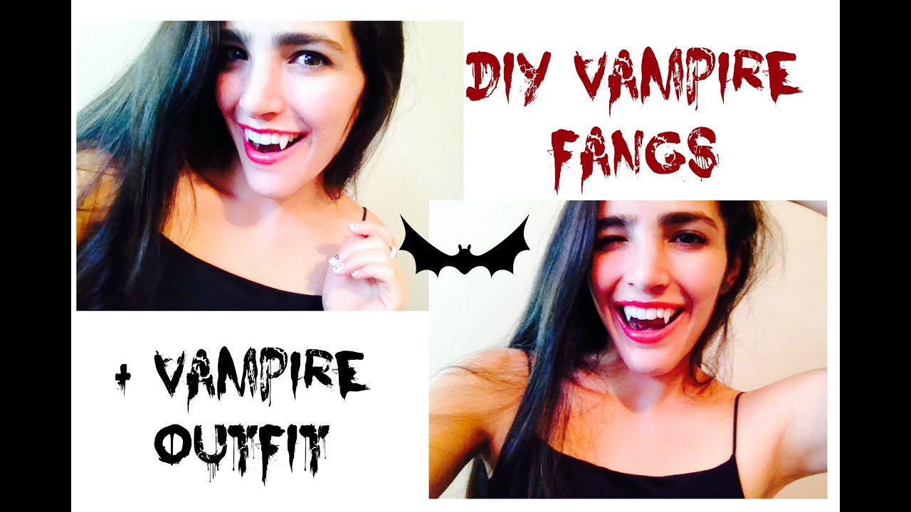 Vampire Halloween Costumes DIY
 DIY Vampire Teeth Costume