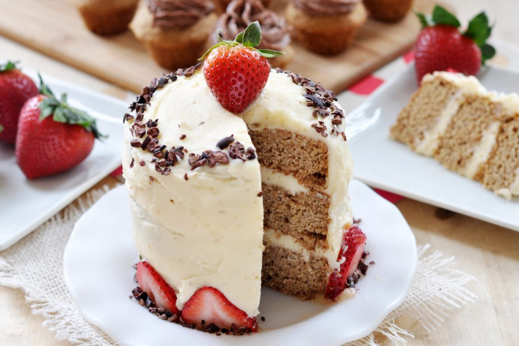 Vegan Birthday Cake Recipe Vanilla
 Classic Vanilla Birthday Cake Vegan Gluten Free The