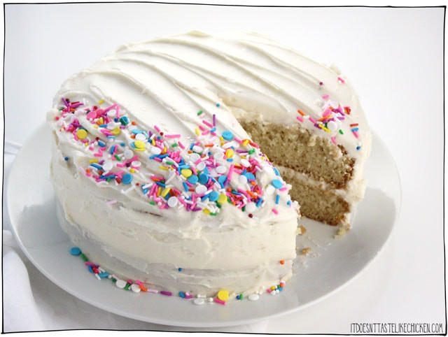 Vegan Birthday Cake Recipe Vanilla
 The Best Vegan Vanilla Cupcake it doesn t taste like chicken