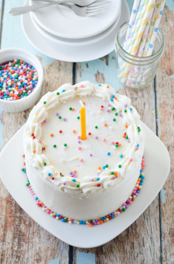 Vegan Birthday Cake Recipe Vanilla
 Vegan Vanilla Birthday Cake