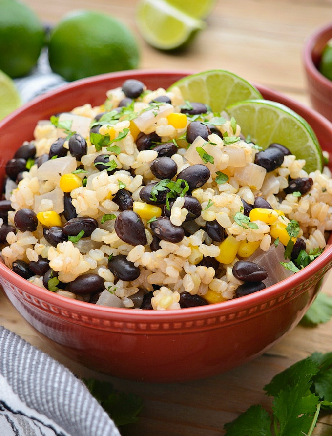 Vegan Black Beans And Rice
 30 Minute Black Beans and Lime Rice