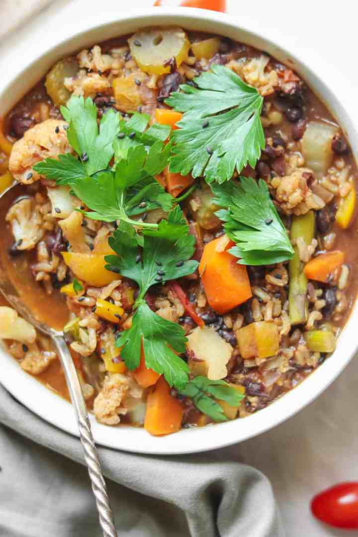 Vegan Black Beans And Rice
 Easy Black Bean And Ve able Rice Soup Vegan