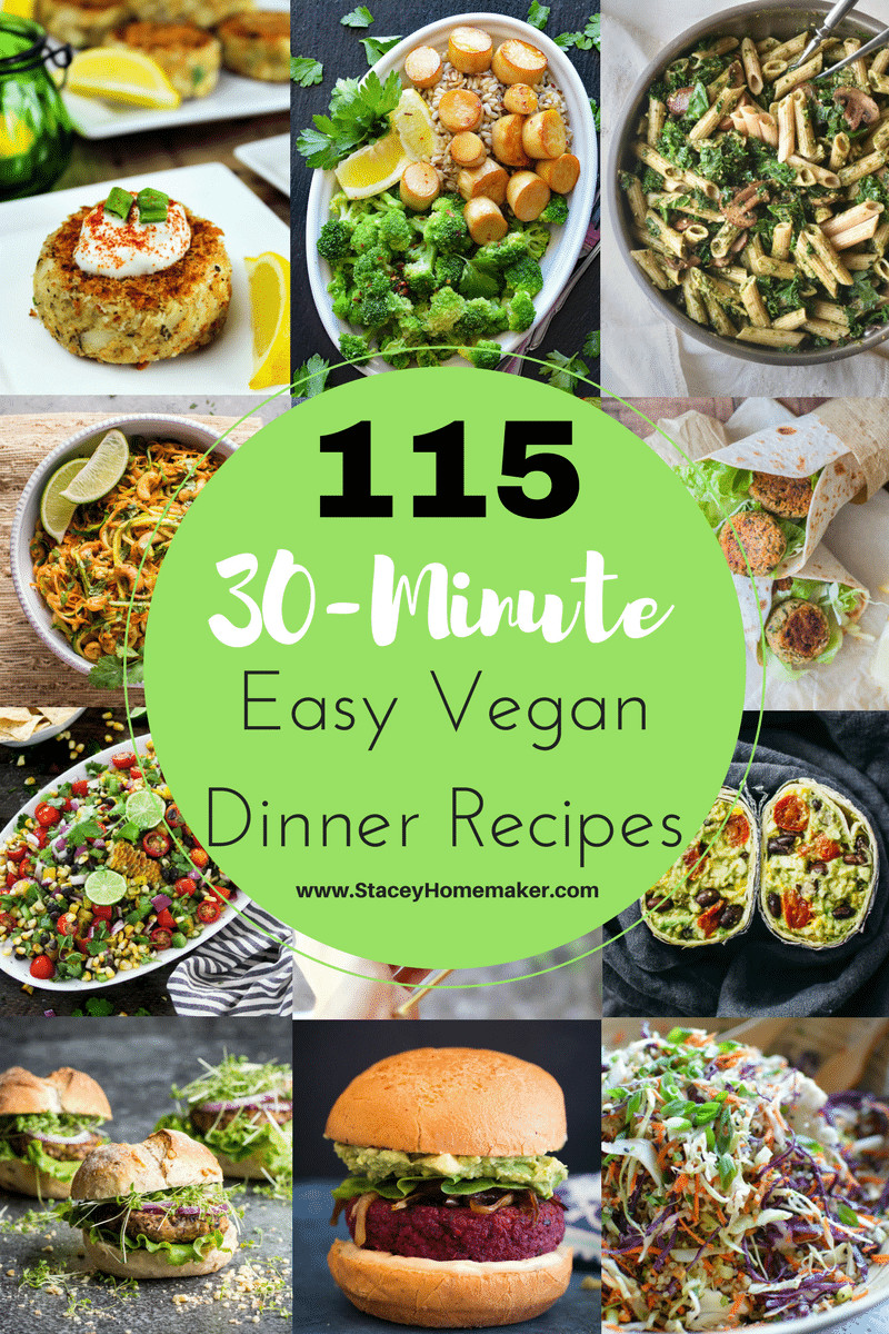 Vegan Dinner Meals
 115 30 Minutes or Less Easy Vegan Dinner Recipes the