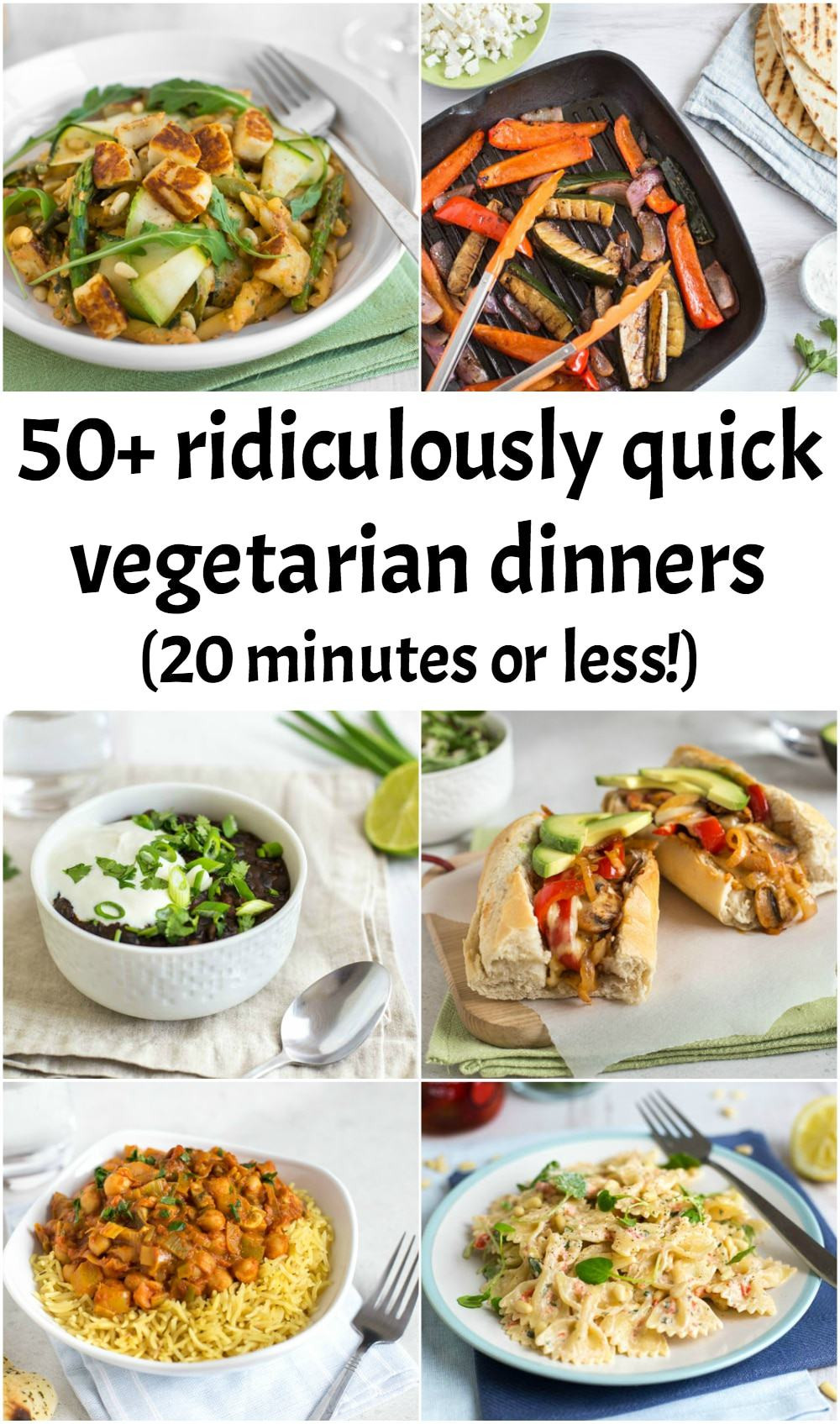 Vegan Dinner Meals
 50 ridiculously quick ve arian dinners 20 minutes or