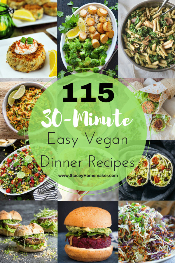 Vegan Dinners For Two
 115 30 Minutes or Less Easy Vegan Dinner Recipes the