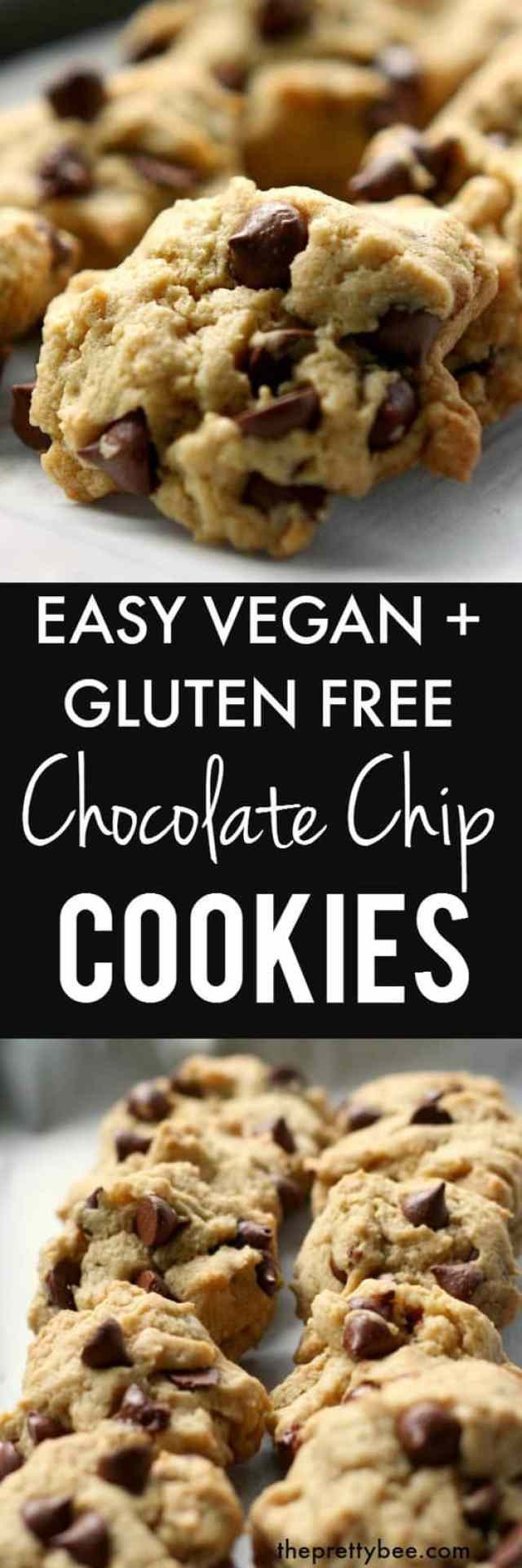 Vegan Gluten Free Cookie Recipes
 Easy Gluten Free and Vegan Chocolate Chip Cookies The