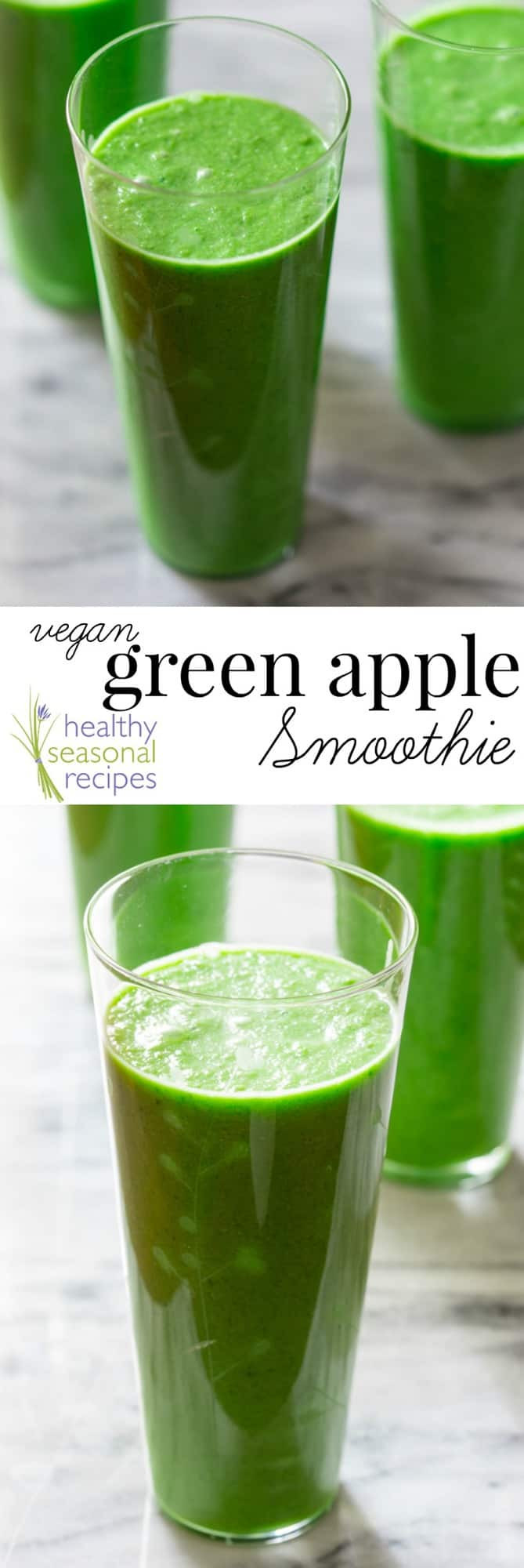 Vegan Green Smoothies
 green apple smoothie vegan paleo and gluten free