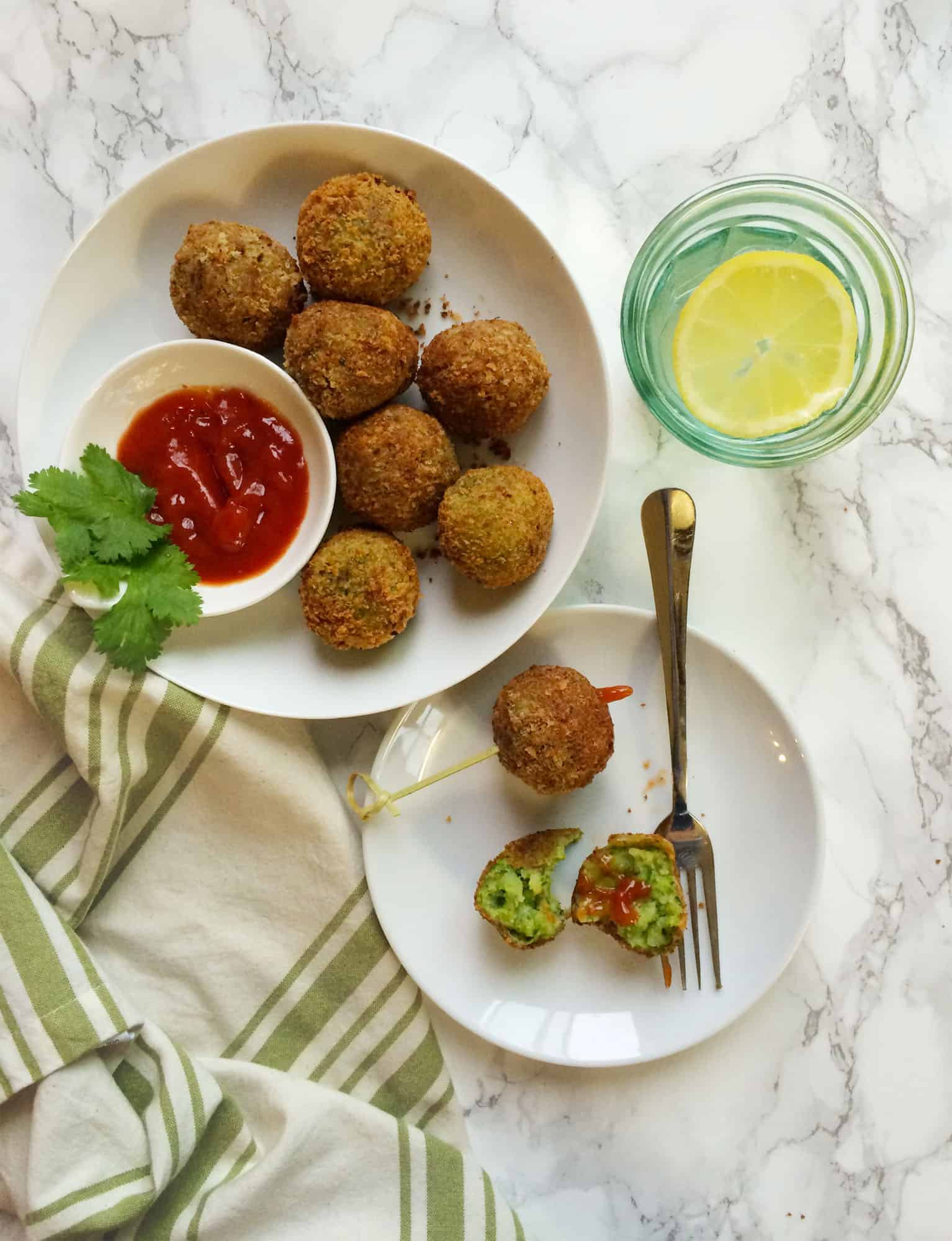 Vegan Indian Appetizers
 Veg hariyali kebabs not deep fried Healthy easy Indian