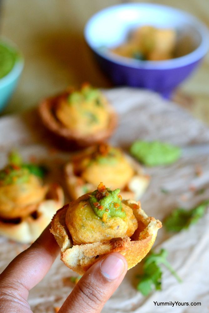 Vegan Indian Appetizers
 Mini vada pav bites Recipe B