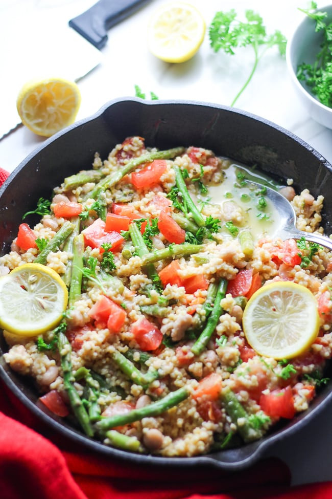 Vegan Millet Recipes
 Lemon Millet Rice Recipe with Asparagus Vegan With Curves