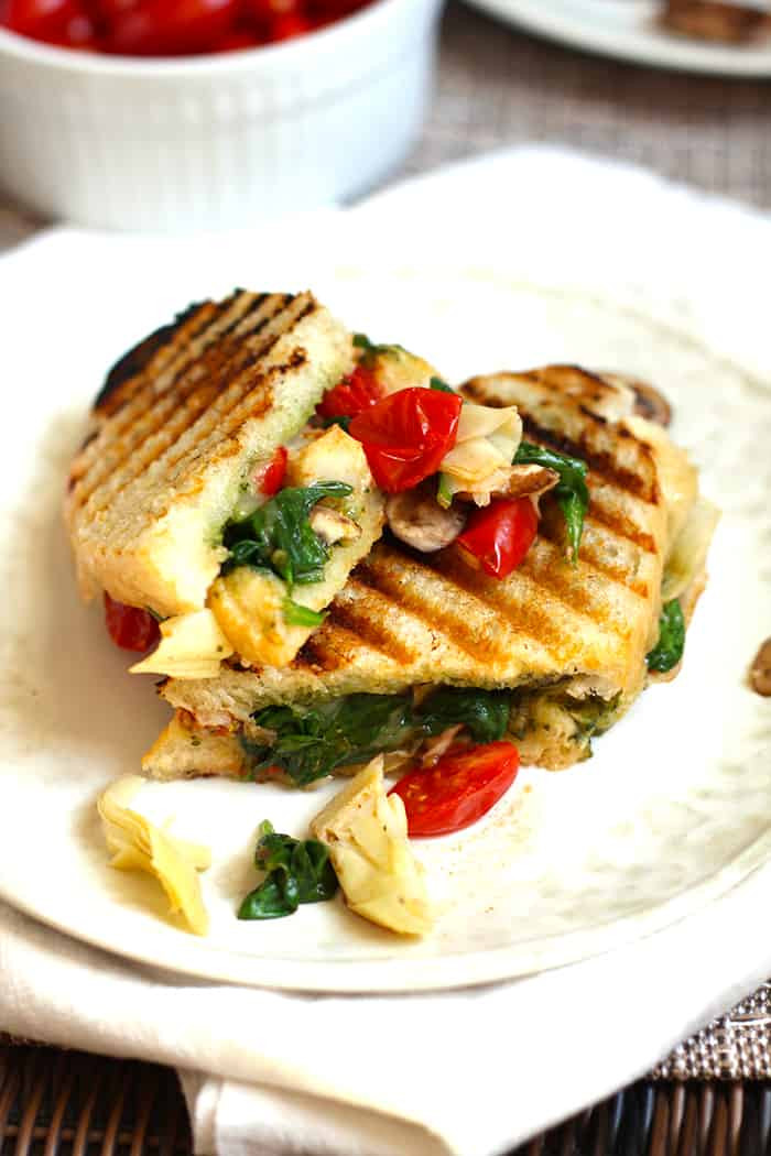 Vegan Panini Sandwich Recipes
 Roasted Ve able Pesto Panini SueBee Homemaker