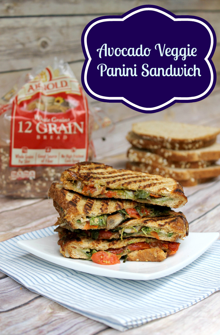 Vegan Panini Sandwich Recipes
 Avocado Veggie Panini Sandwich Recipe