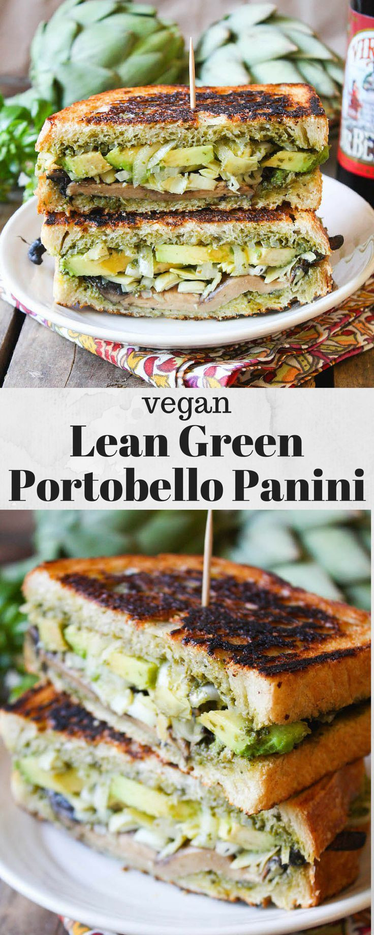 Vegan Panini Sandwich Recipes
 Vegan Lean Green Portobello Panini