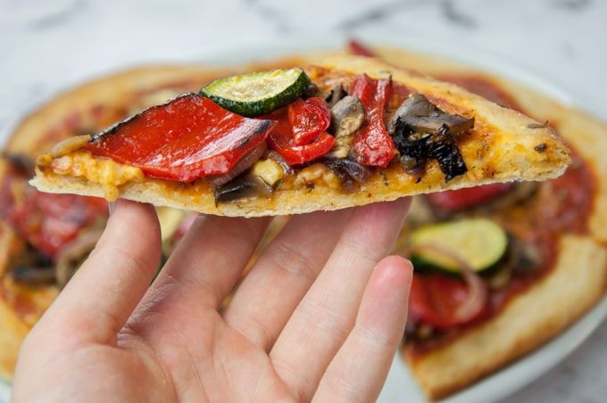 Vegan Pizza Dough No Yeast
 Recipe for a vegan Grilled Veggie Pizza with homemade
