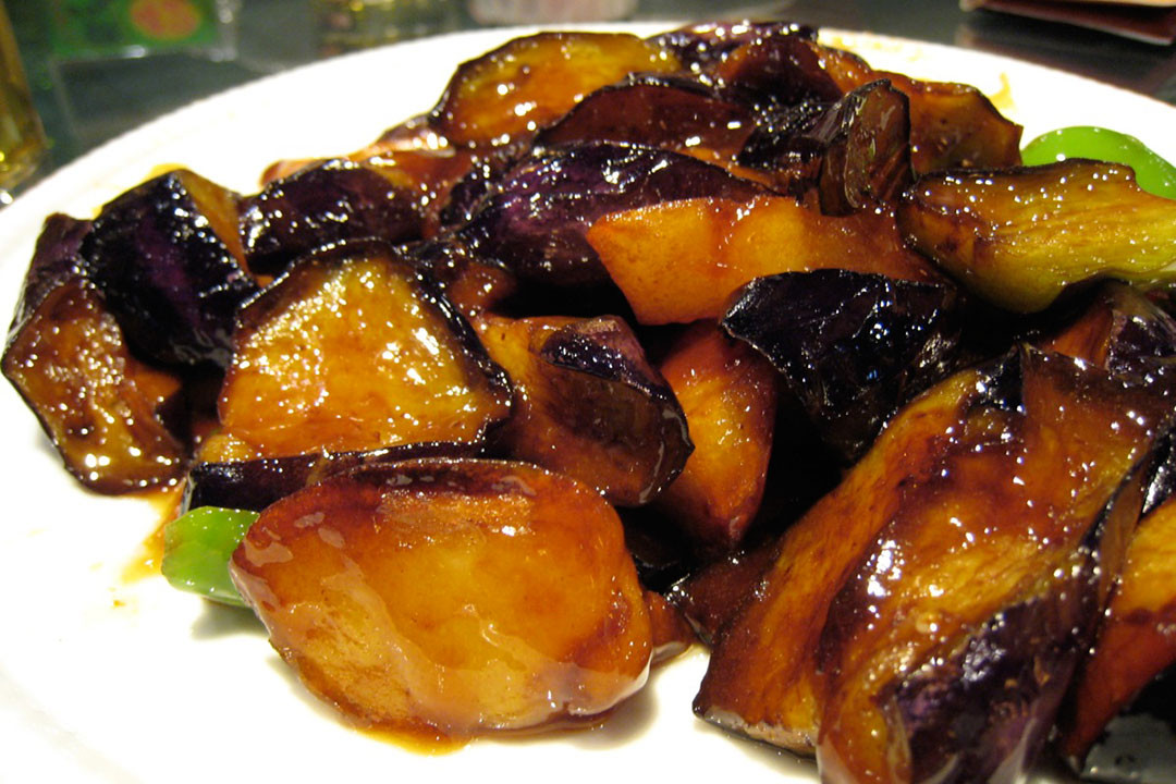 Vegan Potato Main Dish Recipes
 Di San Xian Potatoes Eggplant and Peppers Recipe