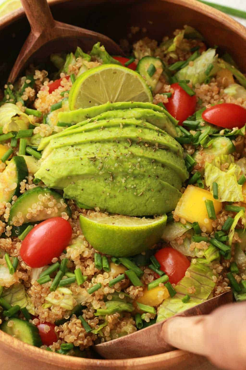 Vegan Quinoa Salad
 Vegan Quinoa Salad with Sesame Soy Dressing Loving It Vegan