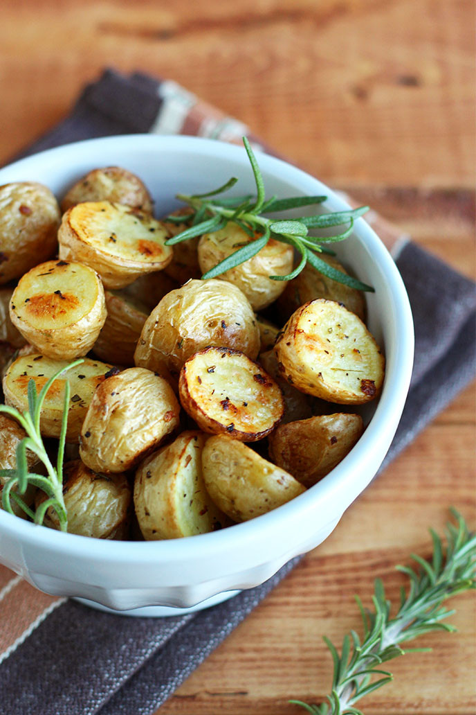 Vegan Roasted Potatoes
 Simple Herb Roasted Potatoes I LOVE VEGAN