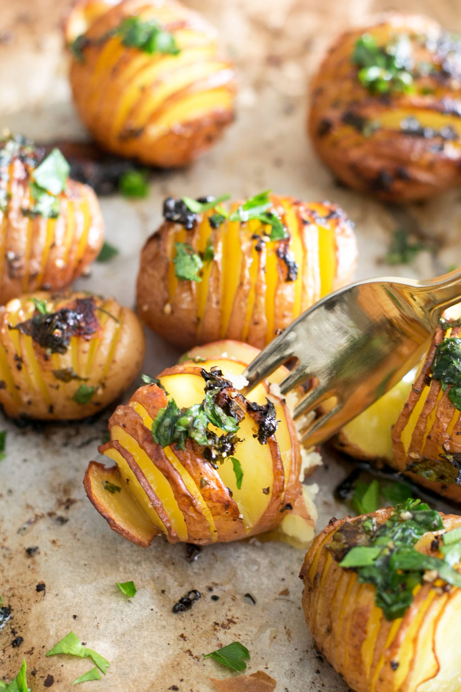 Vegan Roasted Potatoes
 Vegan Lemon Garlic Herb Roasted Potatoes