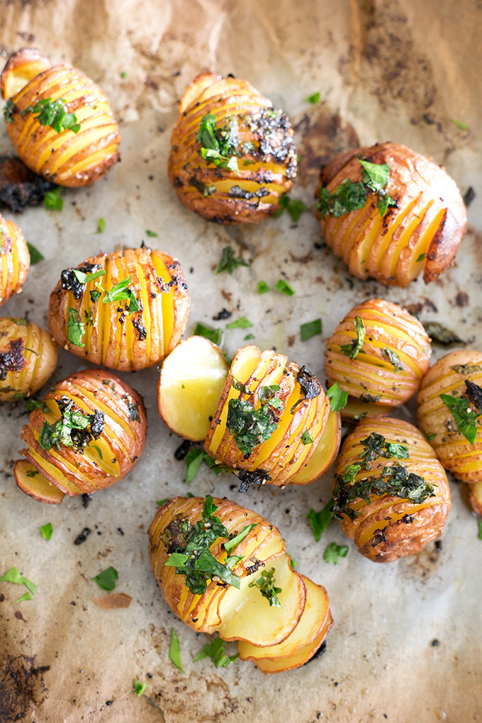 Vegan Roasted Potatoes
 Vegan Lemon Garlic Herb Roasted Potatoes