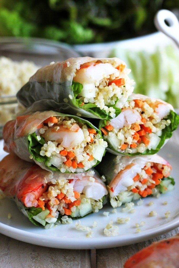 Vegan Seafood Recipes
 Vegan Roasted Shrimp Spring Roll – Best Healthy Weight