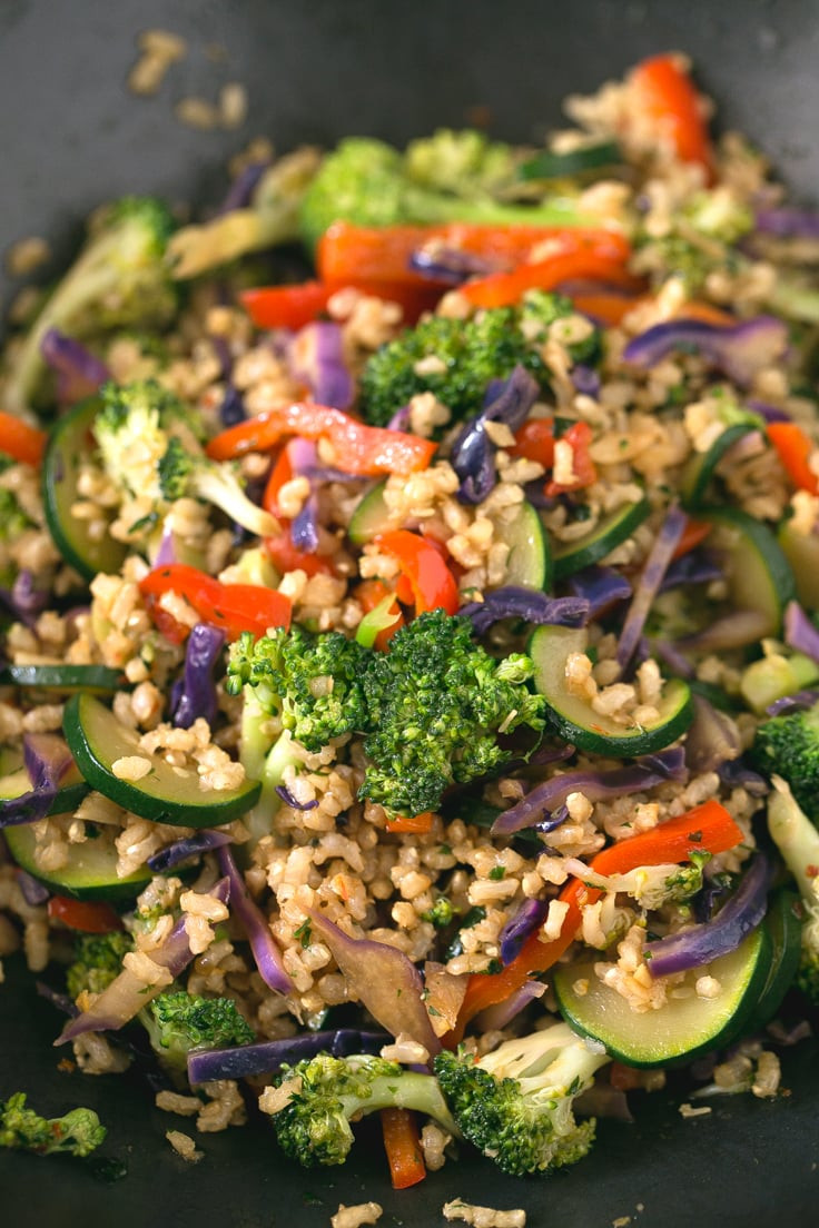 Vegan Stir Fry Recipes
 Brown Rice Stir Fry with Ve ables