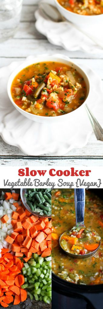 Vegetable Barley Soup Slow Cooker
 Slow Cooker Ve able Barley Soup Recipe Cookin Canuck