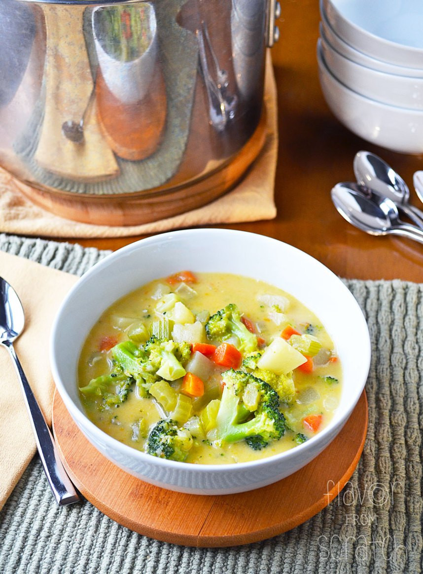 Vegetable Chowder Recipe
 Cheesy Ve able Chowder