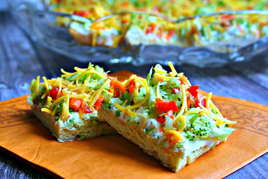 Vegetable Pizza Appetizers
 Cool Veggie Pizza Appetizer Life Love and Good Food