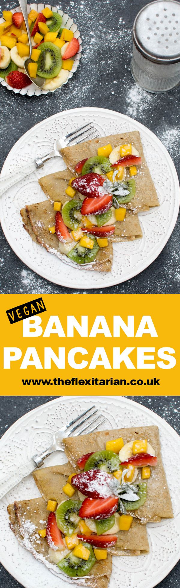 Vegetarian Banana Pancakes Recipe
 Banana Pancakes [vegan] Recipe in 2019