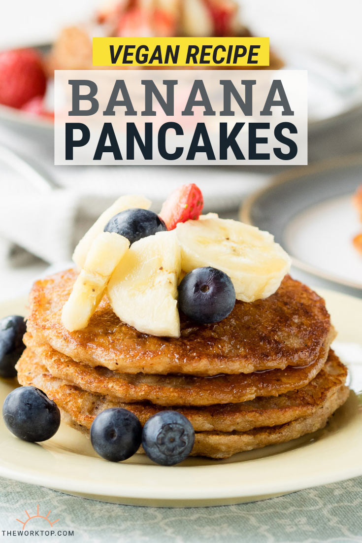 Vegetarian Banana Pancakes Recipe
 Vegan Banana Pancakes Sugar Free Eggless Dairy Free