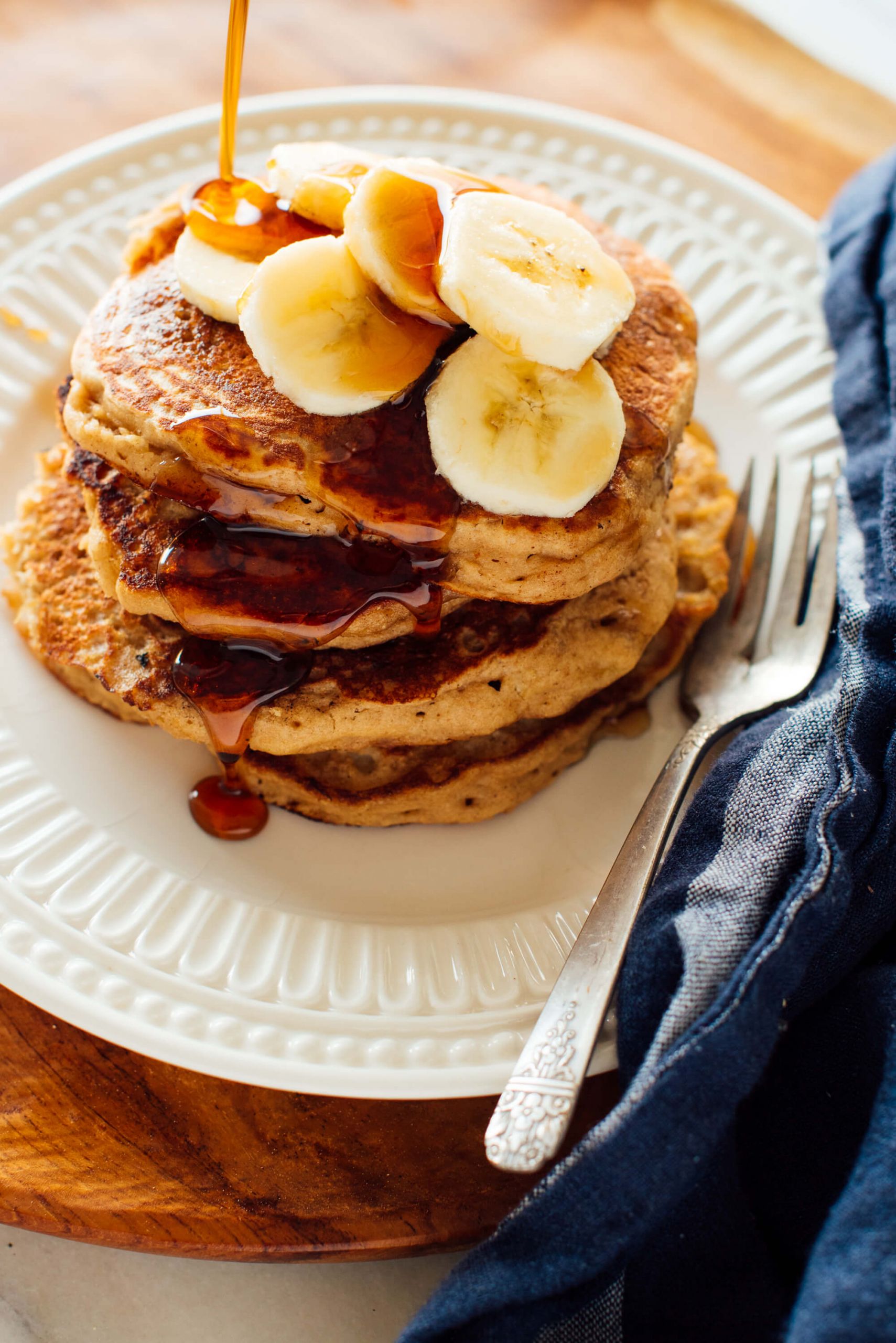 Vegetarian Banana Pancakes Recipe
 Whole Wheat Banana Pancakes Recipe Cookie and Kate