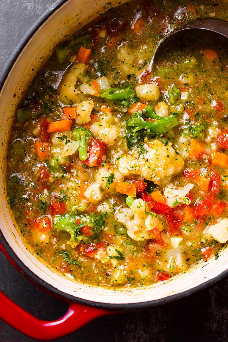 Vegetarian Broccoli Soup Recipes
 Broccoli Cauliflower Soup Recipe — Eatwell101