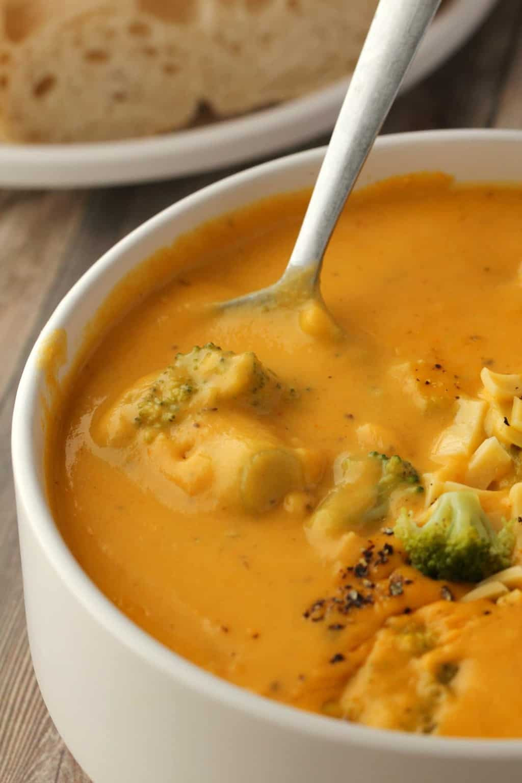 Vegetarian Broccoli Soup Recipes
 Vegan Broccoli Cheese Soup Rich and Cheesy Loving It