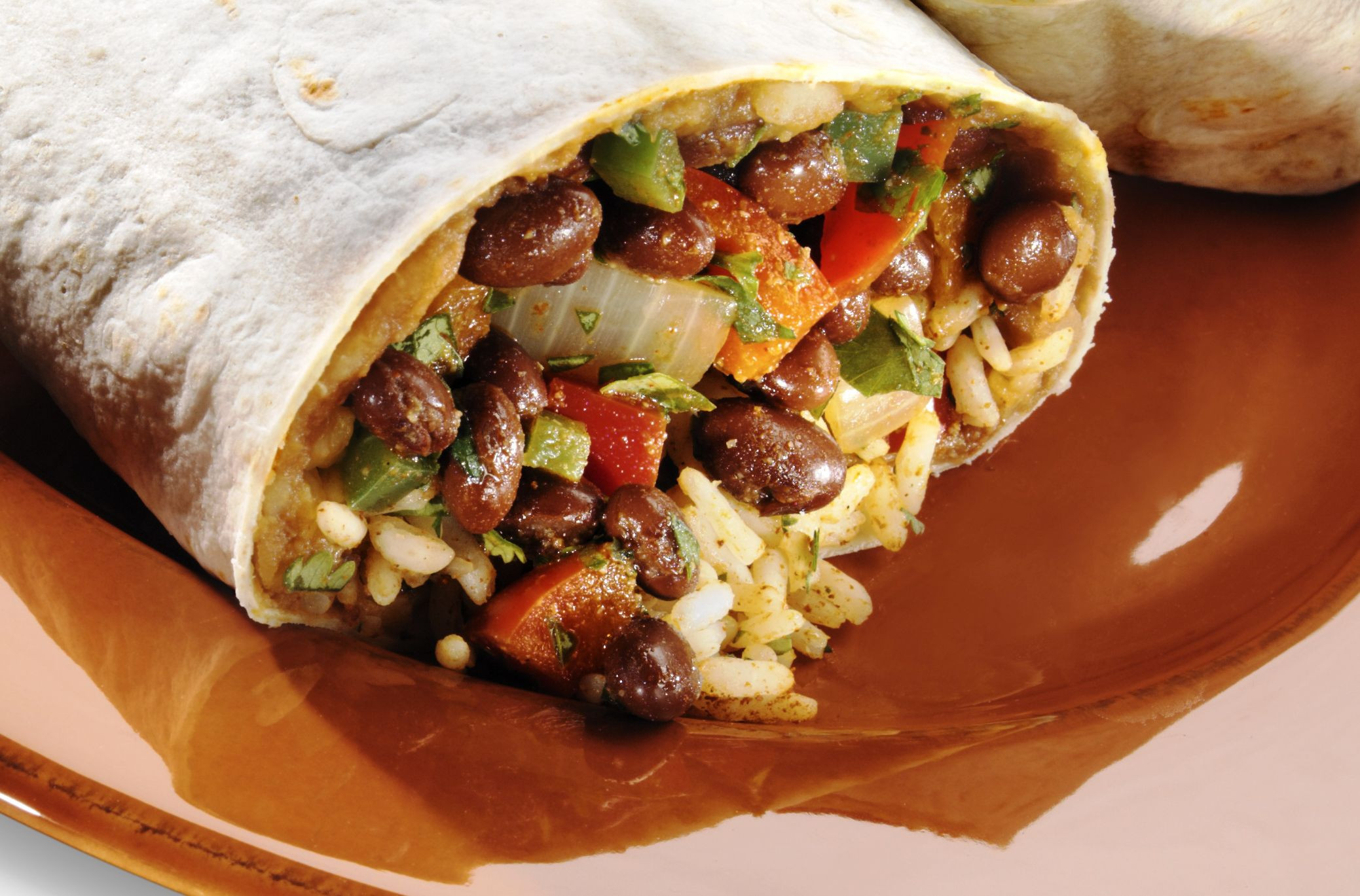 Vegetarian Burrito Recipes
 Ve arian Bean and Rice Burrito Recipe