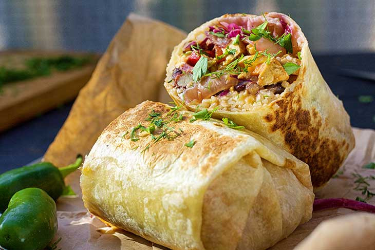 Vegetarian Burrito Recipes
 Burrito Mojado Recipe
